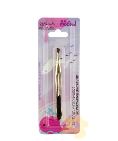 Pinça Chanfrada Para Sobrancelhas QBela Manuela QBM971